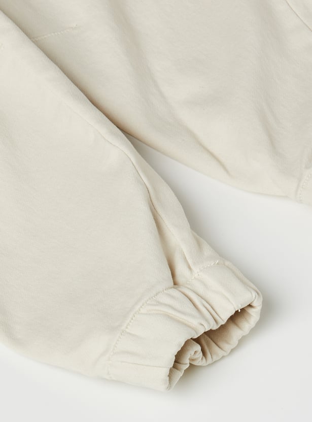 Boys Textured Cargo Joggers