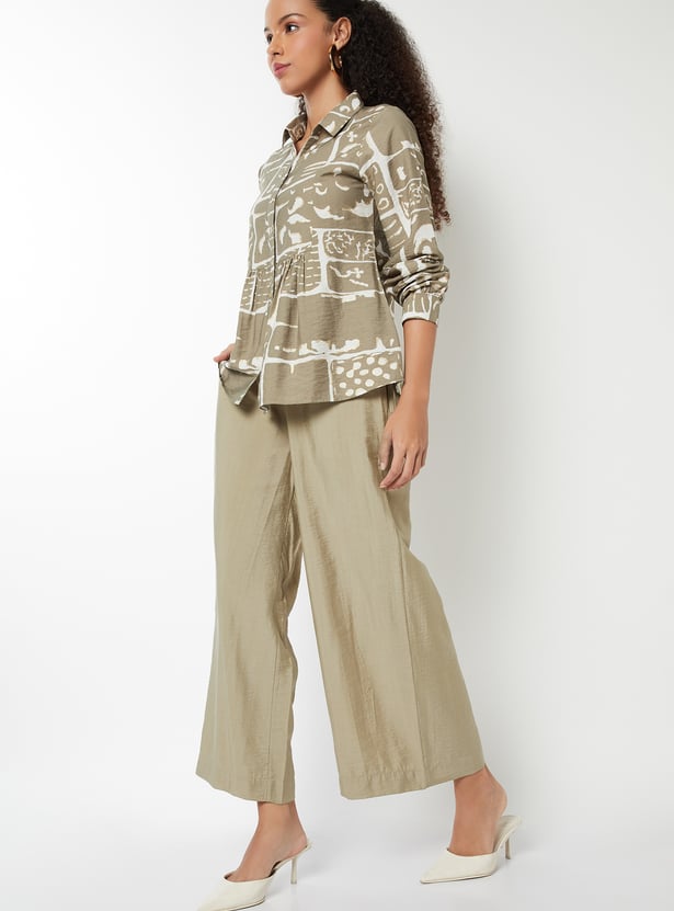 Women Solid Palazzos