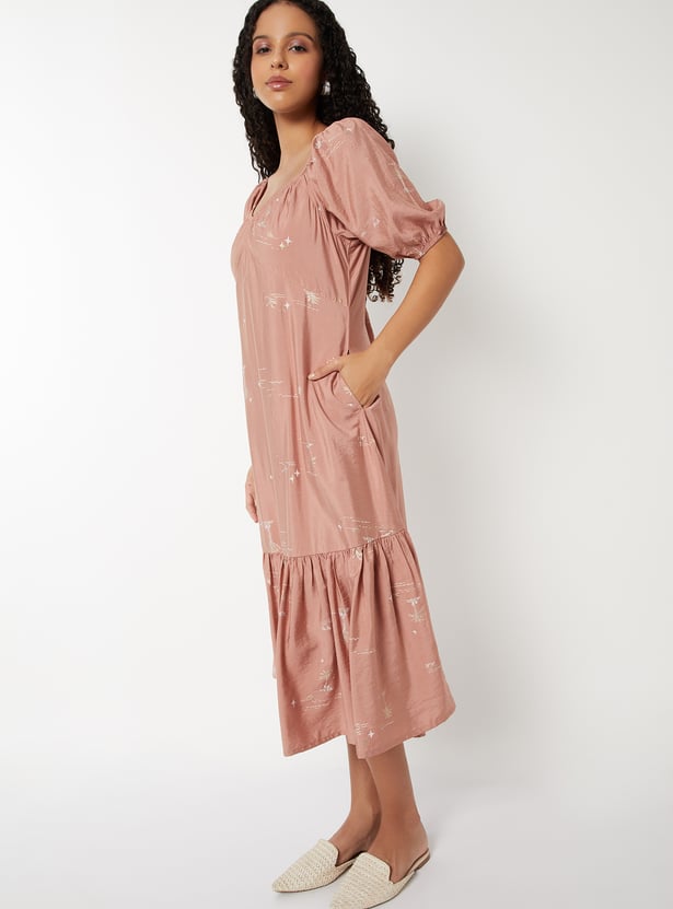 Women Printed A-line Dress