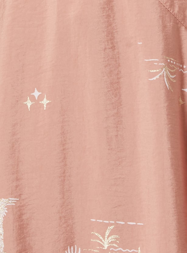 Women Printed A-line Dress