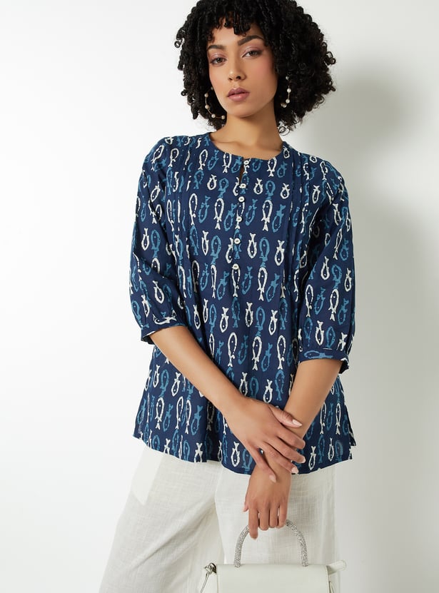 Women Printed Straight Kurti