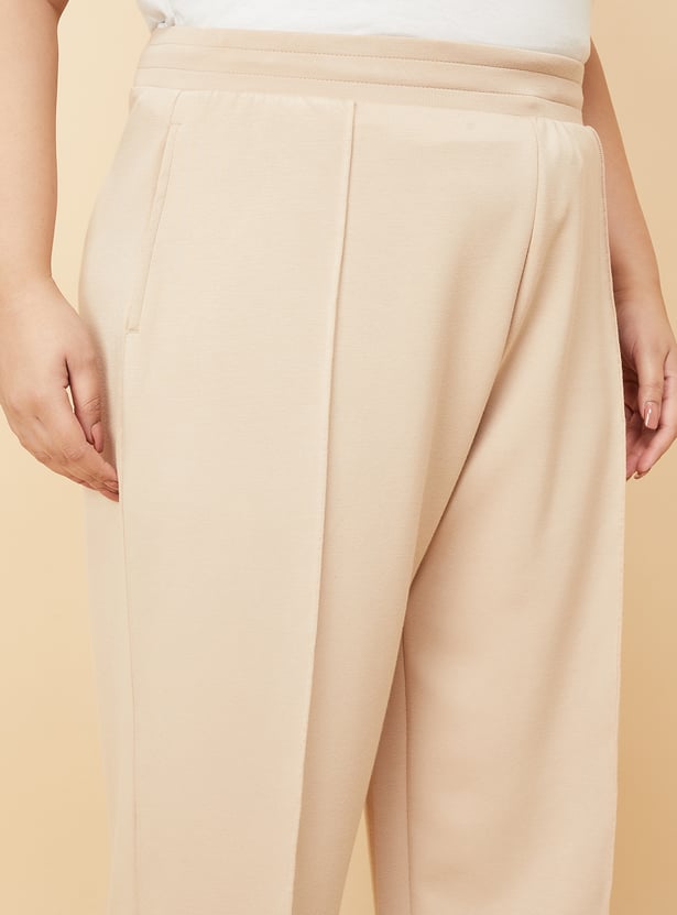 Women Solid Buttersoft Sports Track Pants