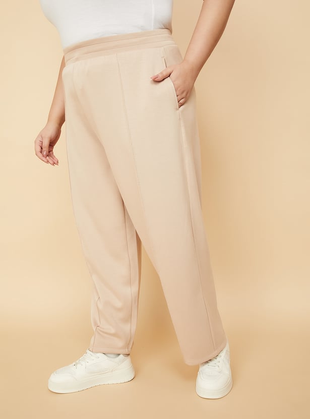 Women Solid Buttersoft Sports Track Pants