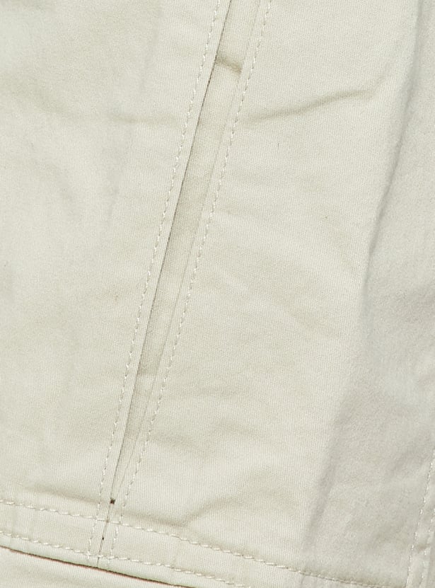 URB_N Men Relaxed Fit Solid Cargos