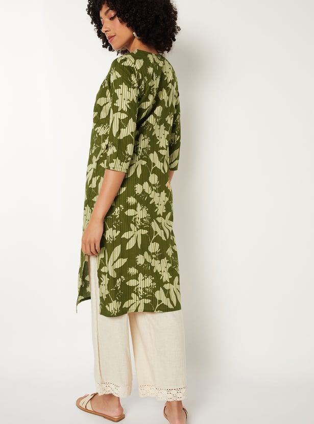 Women Printed Straight Kurta