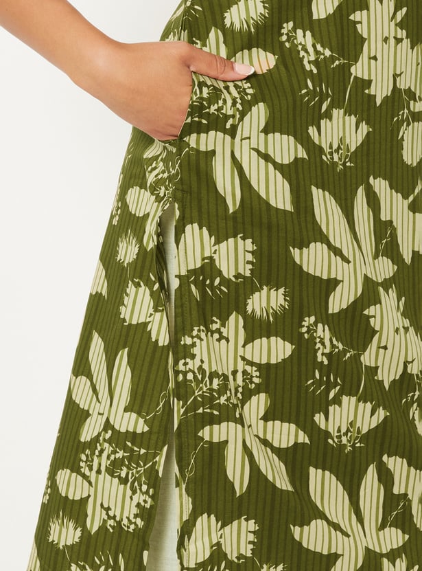 Women Printed Straight Kurta