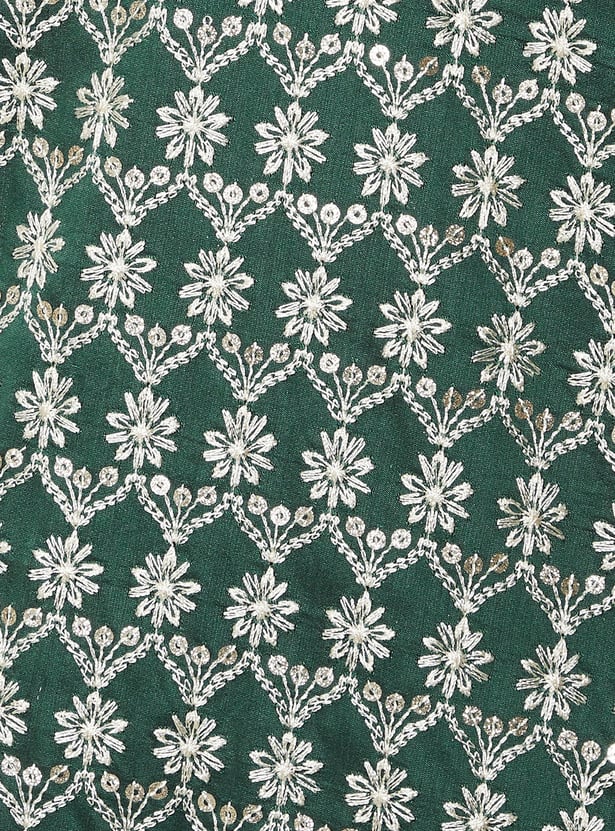 Women Embroidered Straight Kurta