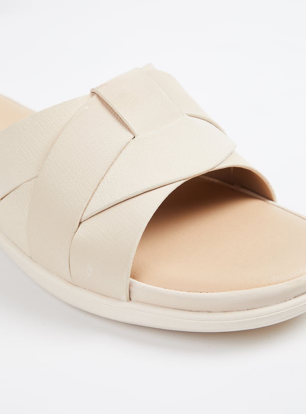 Women Woven Strap Flats