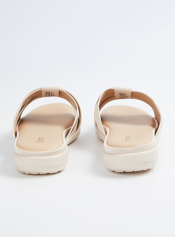 Women Woven Strap Flats