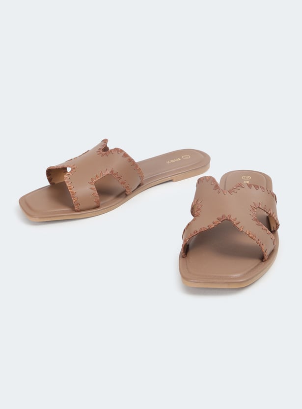 Women Stitched Edges Flats