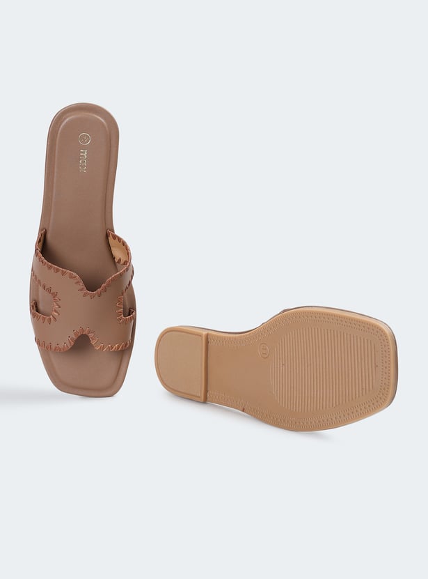 Women Stitched Edges Flats