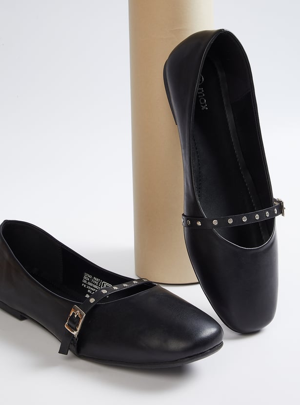 Women Rivets Mary Janes