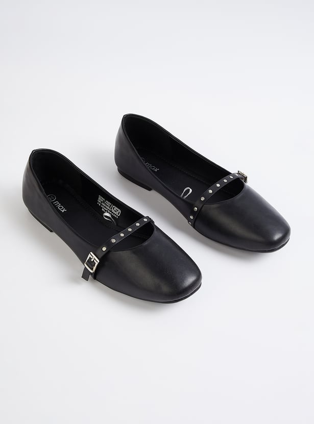 Women Rivets Mary Janes