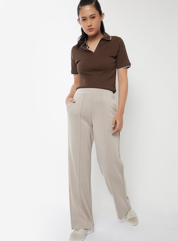 Women Wide Leg Butter Soft Track Pants