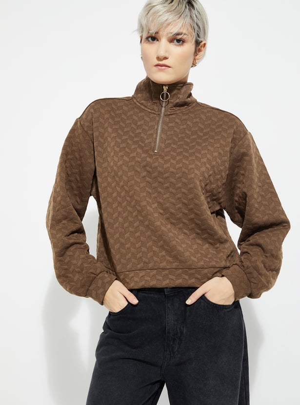 ALAYA F x URB_N Women Patterned Sweatshirt