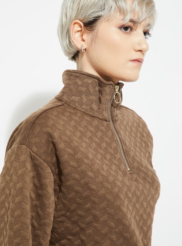 ALAYA F x URB_N Women Patterned Sweatshirt