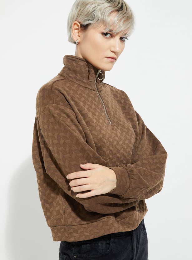 ALAYA F x URB_N Women Patterned Sweatshirt