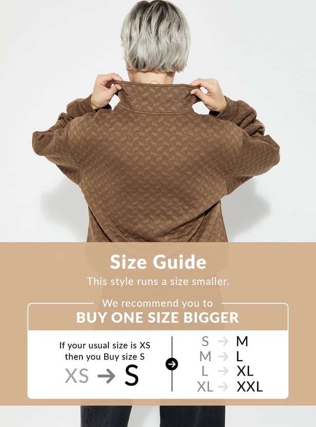 ALAYA F x URB_N Women Patterned Sweatshirt