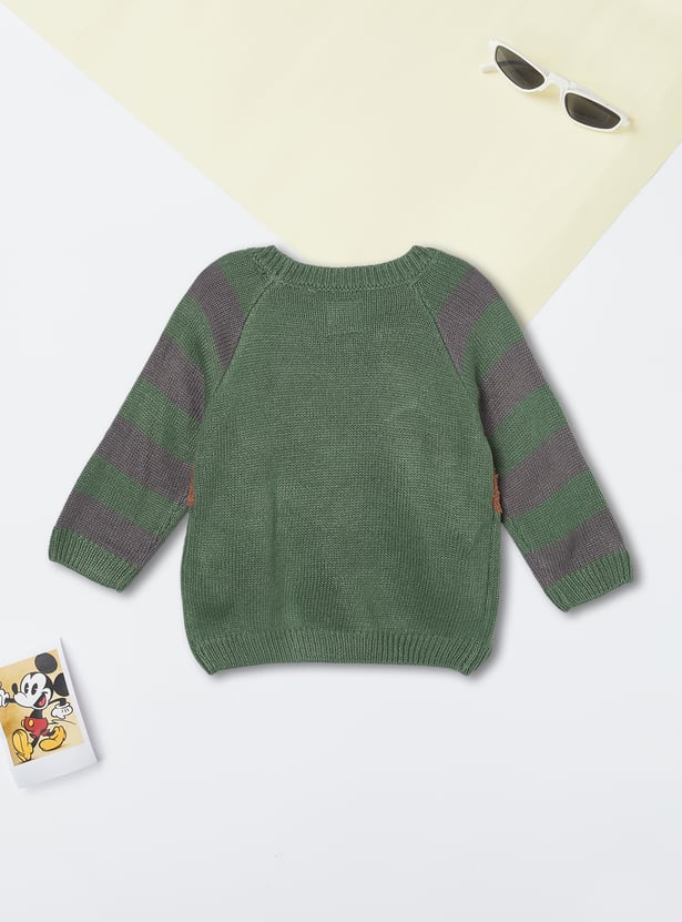 Boys Knit Applique Sweater