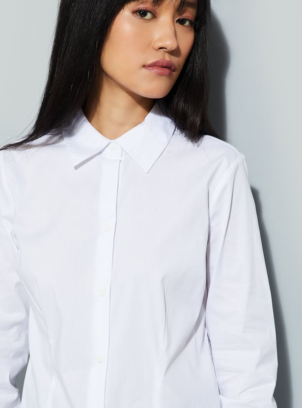 URB_N Women Striped Regular Fit Shirt