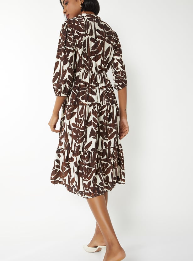 Women Printed Tiered Dress