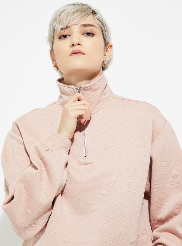 ALAYA F x URB_N Women Patterned Sweatshirt