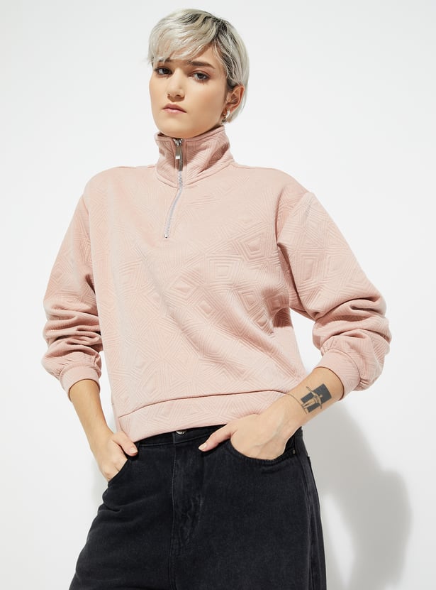 ALAYA F x URB_N Women Patterned Sweatshirt