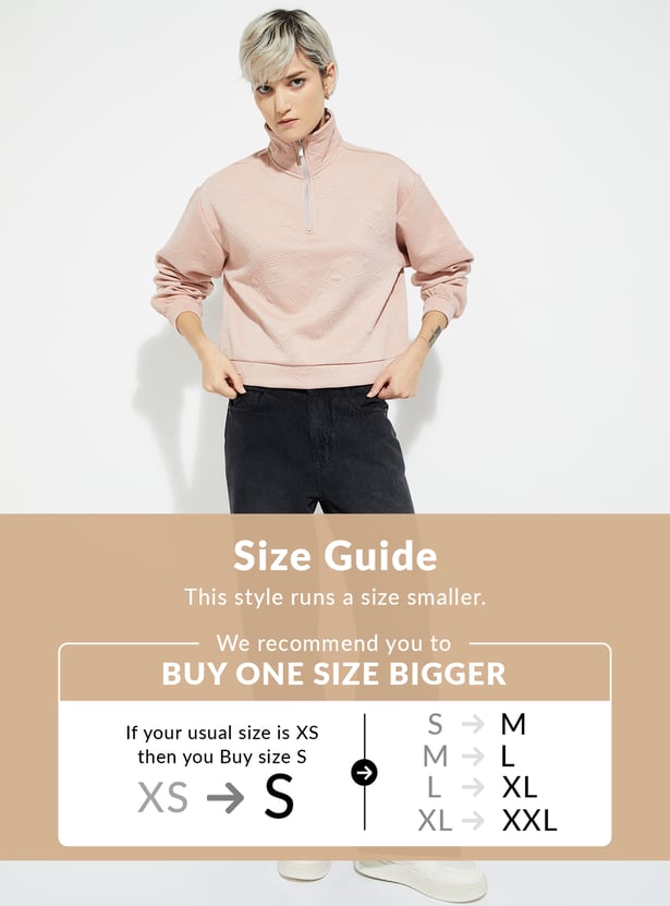 ALAYA F x URB_N Women Patterned Sweatshirt