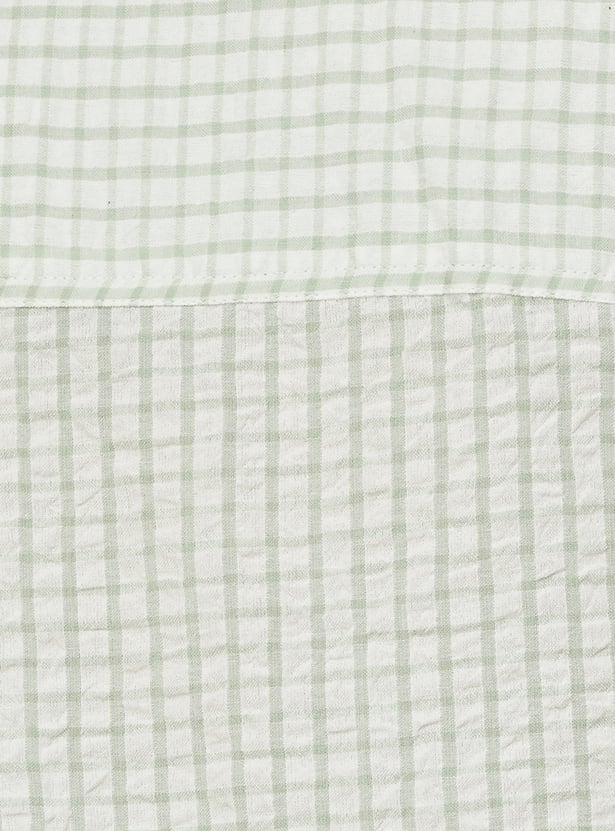 Women Checked Oversized Shirt