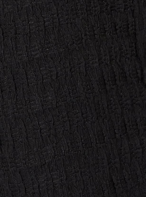 Women Textured Trousers