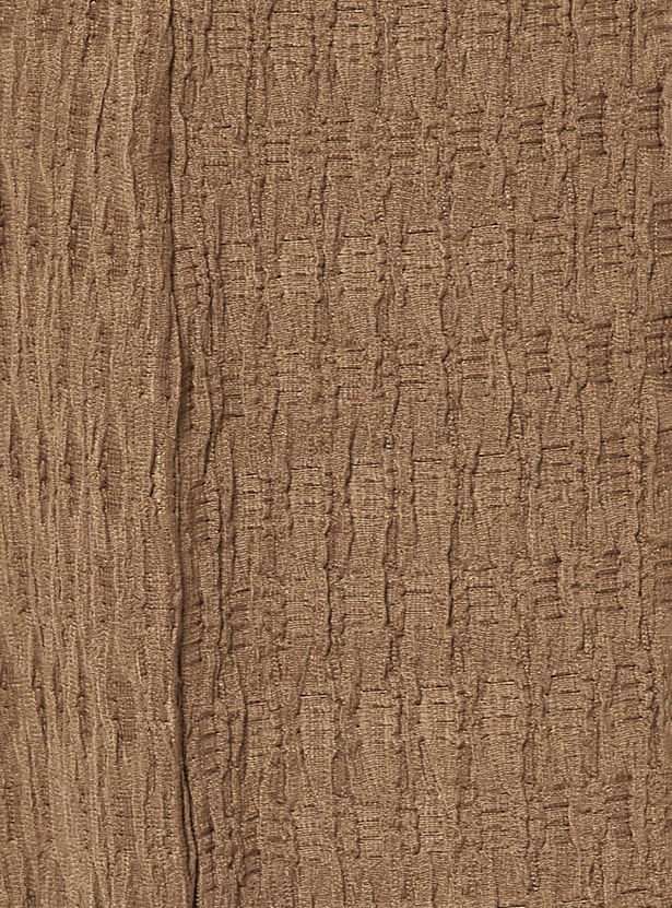 Women Textured Wide Leg Trousers