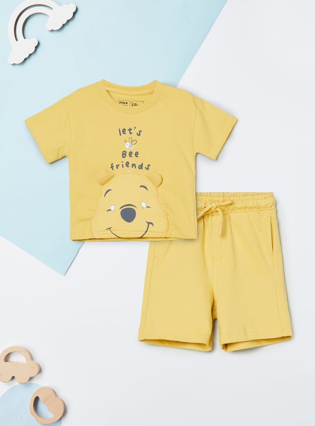 Boys Winnie The Pooh Shorts Set