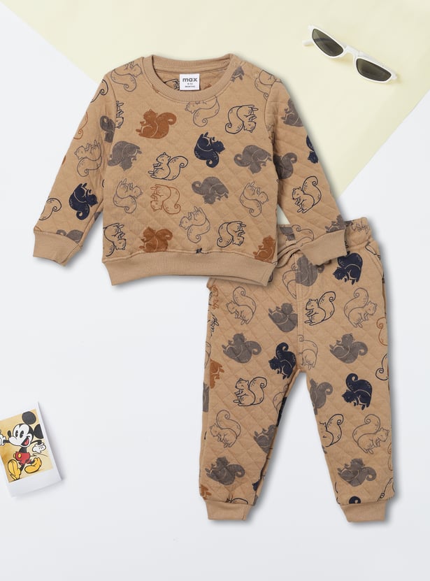 Boys Printed Joggers Set