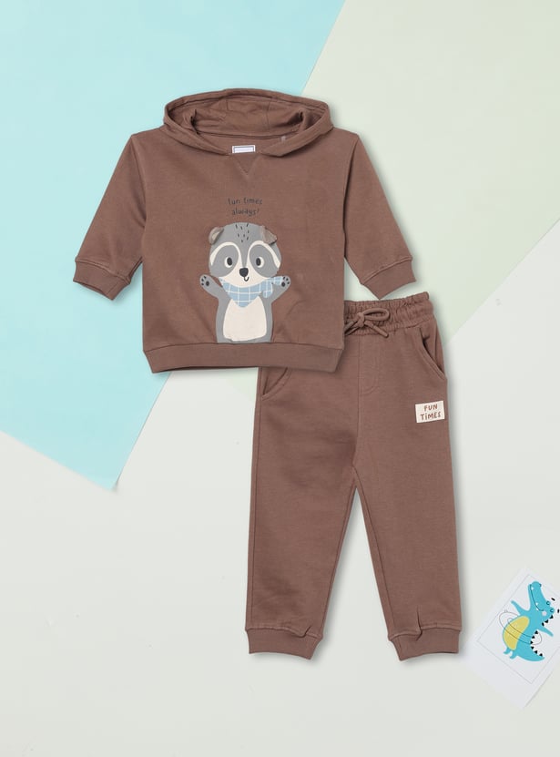 Boys Printed Joggers Set