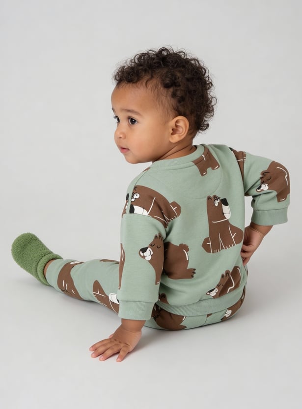 Boys Printed Joggers Set