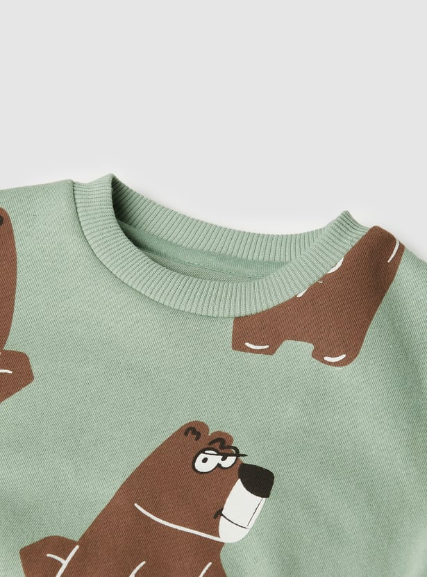 Boys Printed Joggers Set