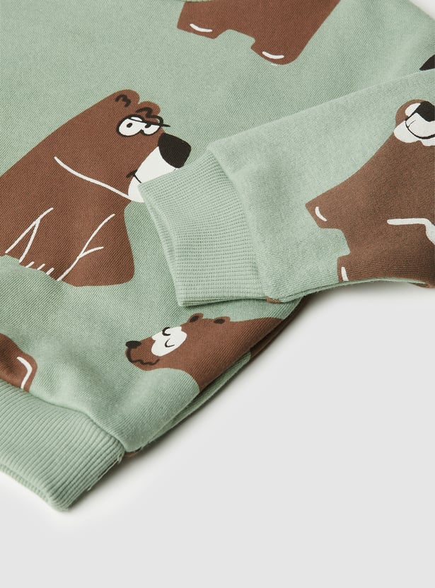 Boys Printed Joggers Set