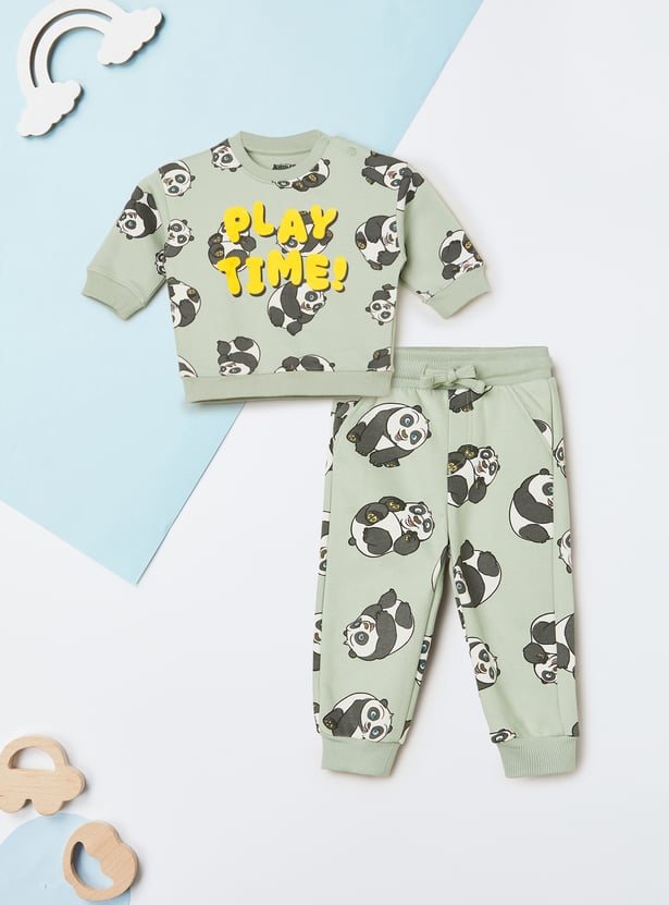 Boys Printed Joggers Set