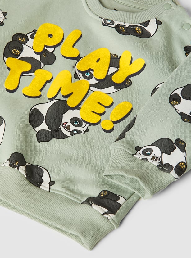 Boys Printed Joggers Set