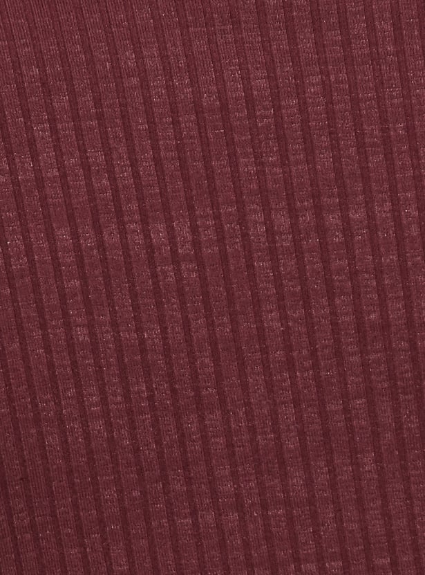 URB_N Women Ribbed Fitted Top