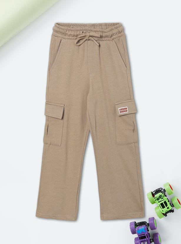 Boys Knit Cargo Track Pants