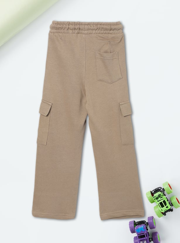 Boys Knit Cargo Track Pants