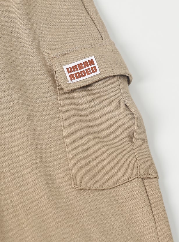Boys Knit Cargo Track Pants