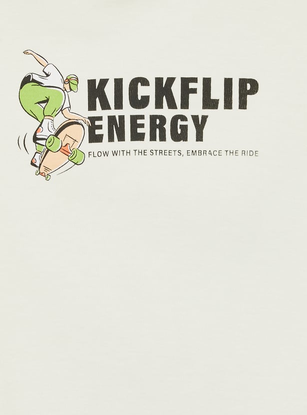 Boys Printed Oversized T-shirt