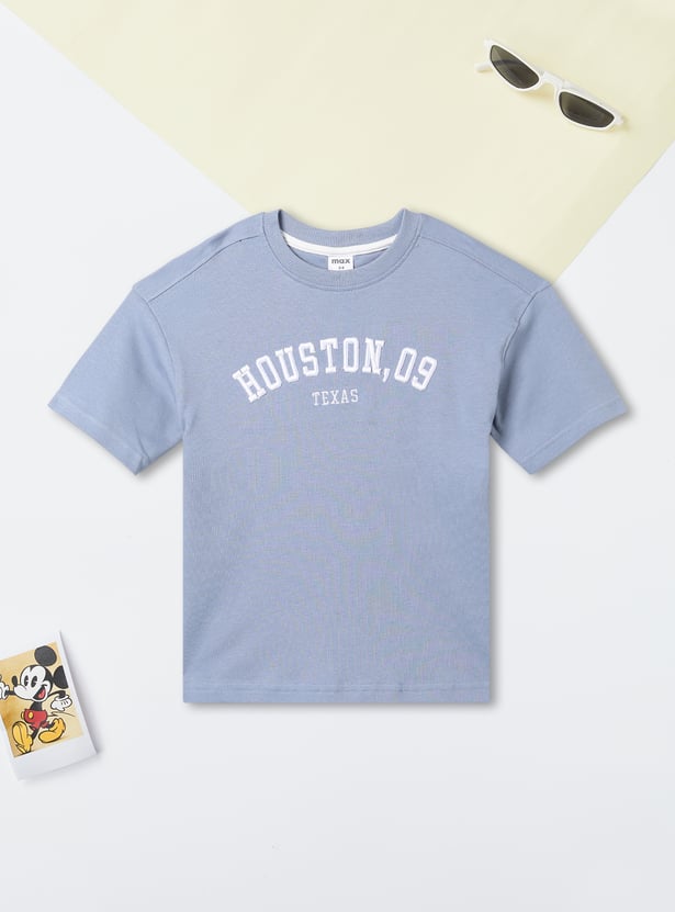 Boys Embroidered Oversized T-shirt