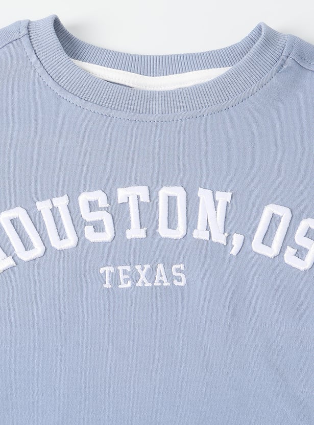 Boys Embroidered Oversized T-shirt