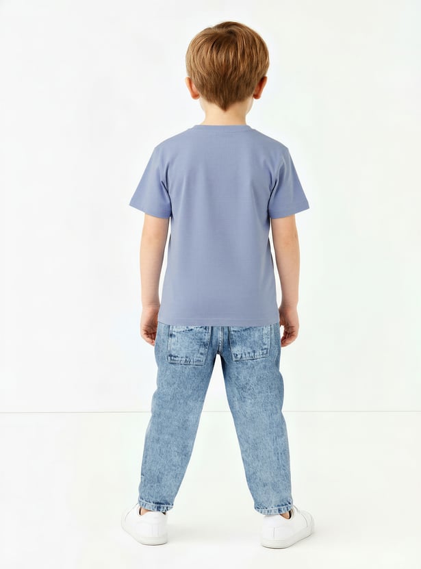 Boys Embroidered Oversized T-shirt