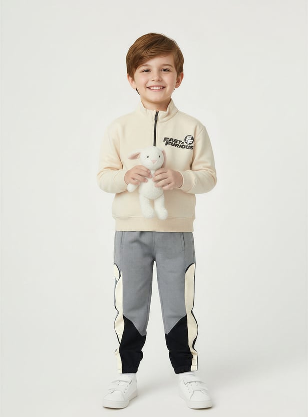 Boys Fast & Furious Print Oversized Sweatshirt