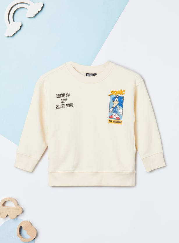 Boys Sonic Print Sweatshirt