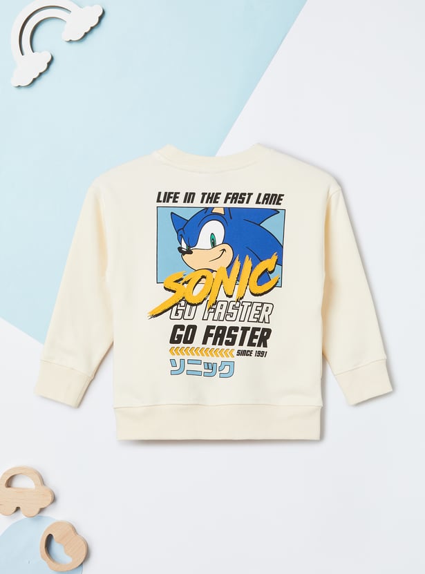 Boys Sonic Print Sweatshirt